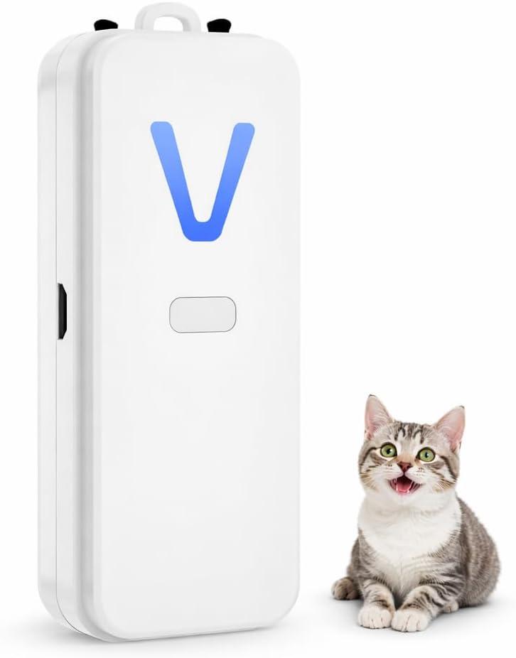 Air Ionizer, Negative Ion Air Purifier for Pet Homes and Small Spaces, Quiet Ozone Free Filterless Air Cleaner for Cat Litter Room, Bathroom, Bedroom, Desk (F6I White) (F2V White)