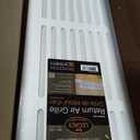 Return Air Grill 30x6 Duct Opening (3/4 x 32'' x 8 1/2" Overall Size), Noise Free-high Airflow Vent Cover, Wide & Angled/Slots, Made from 3/4 Thick MDF, Sanded & Primed, Ready to Paint