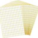 TIESOME 5880 Pcs 0.51" x 0.35" Matte White Removable Stickers, Diamond Art Labels, Small Labels Stickers for Jars, Boxes, Folders, Envelopes, Office & Kitchen Use (Blank & Write-On)