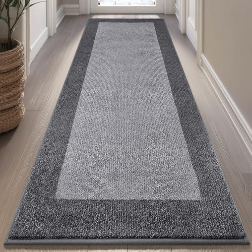 DOMUSTEX Machine Washable Kitchen Rug 32" x 72", Non Slip Indoor Door Rug, Absorbent Entrance Runner Rug for Bedroom, Hallway, Bathroom, Floor (Roll Packing)