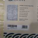 Istana Stylish Foldable Stain Resistant Rug 10x14 - Grey/Gold - Boho Washable Area Rug