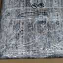 Washable Rugs 8 x 10 Area Rugs for Living Room Bedroom Non-Slip Vintage Floral Print Throw Rugs with Rubber Back Stain Resistant Low Pile Large Dining Room Rug for Under Table, Gray/Camel