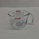 Pyrex Prepware 1-Quart Measuring Cup, Clear with Red Measurements