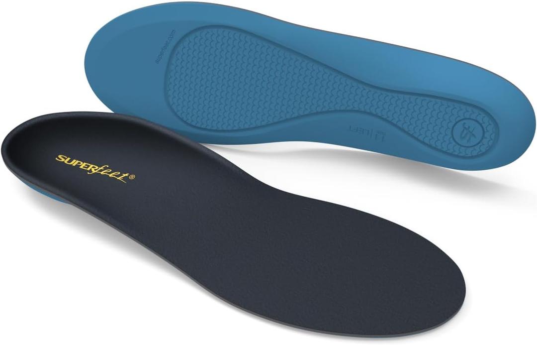 Superfeet Work Memory Foam Insoles  All-Day Comfort for Work Boots Safety Toe Shoes and Long Shifts - 9 Men / 10 Women