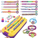 Arts and Crafts for Kids Age 8-12 Friendship Bracelet Making Kit for Girls - Best Birthday Gifts Ideas for Girl 7 9 10 11 Year Old - Popular Bracelets String Maker Toys Set