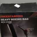 Standing Punching Bag for Adults, Upgrated Base Boxing Bag with Stand Kicking Bag with MMA Gloves and Pump, 0.7mm Thickening Material Heavy Bag for Home Gym Workout Muay Thai Fitness