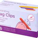 Keenpioneer Decorating/Icing Bag Sealing Clips, 60 Pack, Multipurpose for Food and Snack Storage, 3inch, 4inch and 6inch long