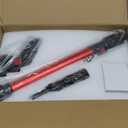 Cordless Vacuum Cleaner for Home, 80,000PRM Powerful 4 in 1 Lightweight Stick Vacuum with 2 Adjustable Suctions, Max 40 Mins Runtime, 2600mAh Rechargeable Vacuum Cleaners (Rave Red)