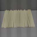 20 Ivory 10 Inch Unscented Smokeless Taper Candles with Cotton Wick, 7+ Hours of Long Lasting Burn, Great for Halloween, Home Decor & Parties, Beautiful Gifts!