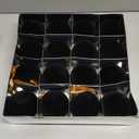 3.15" Black Velvet Christmas Ball Ornaments Set, 16 pcs Flocked Matte Black Xmas Tree Decoration, Large Shatterproof Decorative Hanging Balls for Party Holiday Wreath Garland Home Dcor