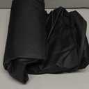 [Upgraded 1000D Heavy Duty Fabric] 36 Fire Pit Cover Round for 33- 36 Fire Pit/Tables, Waterproof Tear & Fade Resistant Firepit Cover with Buckle, Handle, Drawstring, Air Vent (36D x 20H,Black)