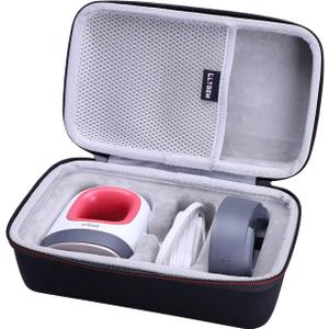 LTGEM Case Compatible with Cricut EasyPress Mini Heat Press, Black+Gray (1.Black+Grey)