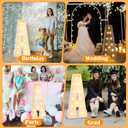 4ft Marquee for Letters A, Marry Me Light up Letters, Large Light up Letters, Multifunctional Large Marquee for Letters 4 Feet Tall for Party Decorations, Letter Balloons (Letters A)