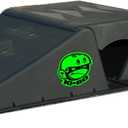 Ten-Eighty Micro Mini Kicker Launch Ramp, Portable Skateboard, BMX Bike, Scooter, RC Car Ramp - Durable, Lightweight, Non-Slip Polymer Construction for Kids & Teens, Black
