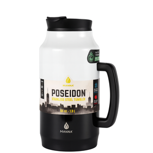 Manna 64 Oz Posideon Bottle Ombre Black