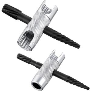 Grease Zerk Fitting Tool All in One Grease Fittings Assortment with Removal Tool Fit 1/ 4"-28 SAE, 1/ 8"-NPT, M10x1 M8x1 and Hex Size 3/ 8" 5/ 16" 7/ 16" for Install, Remove, Rethread