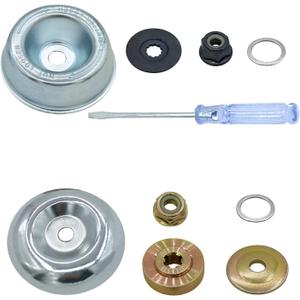 Gardening Machine Lawnmower Blade Adapter Attachment and Blade Trimmer Head Adapter Kits Replacement for String Trimmers Brush Cutter (with 2 Pack Different Adapter Kit)