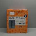 Pura Size 7 Eco-Friendly Diapers (33+lbs) Hypoallergenic, TCF, Soft Organic Cotton, Sustainable, up to 12 Hours Leak Protection, Allergy UK, Recyclable Paper Packaging, 6 Packs of 17 (102 Diapers)