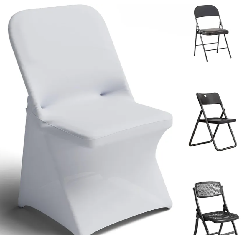 Spandex Folding Chair Covers 6 Pcs