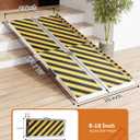 Portable Wheelchair Ramp 6FT, Aluminum Folding Ramps for Wheelchairs for Home Steps with Handle & Non-Skid Surface, 600 lbs Capacity Threshold Ramps for Doorways, Steps, Front Porch, Stairs, Entry