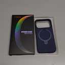 TORRAS Ostand Q3 Air for iPhone 17 Pro Case 6.3'' with Stronger Magnetic Stand, Fit for Magsafe, Airbags Miltary Protection, Camera Control for iPhone 17 Pro Case, Shockproof & Stylish, Midnight Blue