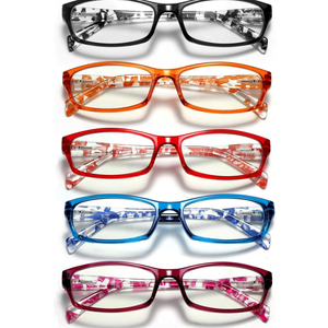 Reading Glasses for Women Men- Blue Light Blocking Spring Hinge Computer Readers Anti Glare UV Eyeglasses +2.00