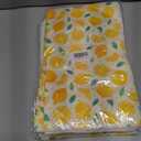 2 x Lemon Kitchen Towels 4 Pack | 16"x28" Absorbent Dish Cloths Set, Super Soft Decorative Towels for Cooking, Cleaning, Drying Dishes - Lemon Print