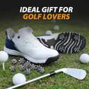 31Pcs Golf Spikes Set 30 Golf Shoe Spikes Replacements with 1 Black Cleats Spanner Metal Thread Screw 6 mm Dia Shoe Cleats Suitable for Use on Lawns or Golf Courses