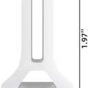Duzzy 67 Inch Shower Threshold Water Dam, Shower Water Guard to Keep Water in Shower, Shower Water Stopper Dry and Wet Separation Suitable for Bathroom and Kitchen (Clear)