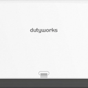 DUTYWORKS Paper Towel Dispenser Wall Mount, Multifold Paper Towel Holder Adhesive Hand Towel Dispenser for Bathroom Kitchen Commercial, White