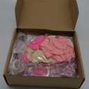 Pink Birthday Decorations, Party Decorations for Girl - Banner, Balloon Party Kit, Tiara, Sash, Fringe Curtain, Circle Dot Garland, Butterfly Decorations, Photo Props