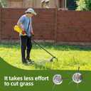 2026 New Steel Wire Grass Trimmer Head: Universal Steel Wire Grass Head Weed Weedeater Eater Blade & Adapter Trimming Replacement Brush 6 Inch Universal Trimmer Replacement Brush Cutter (B,2)
