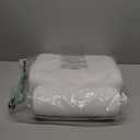 Everlasting Comfort Luxury Bath Pillows for Tub with Head and Neck Support - Non-Slip Bathtub Pillow with Suction Cups, Quick-Drying Mesh & Drying Hook - Jacuzzi & Spa Accessories for Women - White