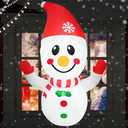 Christmas Inflatable Snowman, 4ft Window Decor Outdoor Indoor Blow Up, Build-in LED Xmas Yard Decor for Inflatable Outdoor Decoration(Christmas Inflatable Snowman)