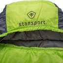 Stansport Stansport Trekker - 86 In X 34 In Mummy Sleeping Bag, Green/Gray, 2.5 Lb Mummy