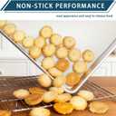6 Pack Half Size Baking Sheet Pan Set, Aluminum Commercial Quality Cookie Sheet for Baking or Roasting, Large Thick Baking Tray Prevents Warping, 13" 18" Cookie Tray Pan