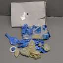 36Pcs Winter Party Balloon Decorations, Blue Silver Star Snowflake Foil Balloons Snowflake Latex Balloons for Winter Wonderland Xmas Holidays Birthday Party Decorations