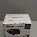 HKAI Baby Carrier Hip Seat, Moms Choice Award Winner, Advanced Large Capacity Pocket with Adjustable Waistband, Shock Absorption Hip Seat Surface for Newborns & Toddlers, (Black)