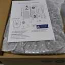 Veken Rain Shower Head with Handheld, High Pressure Rainfall Showerhead Combo with 5 Handheld Water Spray Modes for Bathroom Accessories, Home Decor, Detachable Dual Shower Heads, Matte Black, 10 Inch