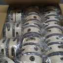 50 Pcs 4 Inch Wedding Tambourine Bulk Drum for Adults Hand Held Percussion Gift Wood Metal Jingles Musical Educational Drum Instrument for Church Wedding Party Favor