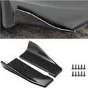 2 PCS Rear Bumper Lip Guards DIY Car Exterior Decoration, Anti-Collision Body Parts & Trim for Diffuser Splitter, Canard Protector Installed at The Bottom, Car Accessories (Carbon Fiber)
