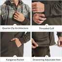 LOOGU Hunting Hoodies for Men Fleece Lining Performance Insulation Pullover Camo Hoodie (X-Large, Dbrown Tree)