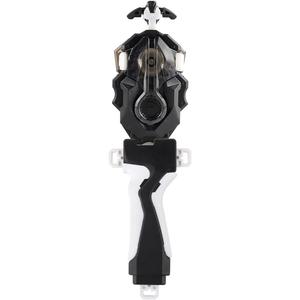 Launcher and Grip, Battling Tops Burst B-184 Custom Bey Launcher LR Left Right Spin DB Layer System (Black Set)