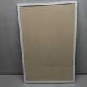 Cork Board with Linen White,Bulletin Board 30"x20" Hanging Corkboards for Office Home School Message Board or Vision Board Decoration.