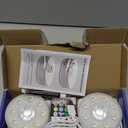 Magnetic Floating Pool Light with Remote - LUXJET 2 Pack RGB Color Rechargeable Battery Operated IP68 Waterproof Underwater Hot Tub Lights for Christmas, Halloween Decor, Bath, Spa, Fountains