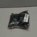 QINSEN Womens Square Neck Tennis Dress Short Sleeve Built in Shorts Golf Athletic Dress with Pockets (X-Large, Black)