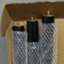 Indoor Plant Stand,Wood Mid Century Plant Table in Walnut Finish,Tall Plant Stand for Flower Pot,Modern Round Small Side End Table with Raised Design (Walnut, 12"x18")