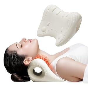 PROIRON Neck and Shoulder Relaxer, Neck Stretcher for Cervical Spine Alignment, TMJ Relief, Nerd Neck, Cervical Traction Device for Tension Headache, Curvature Assist, Pinched Nerve