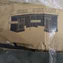 Sauder Palladia L Shaped Desk with Drawers, Office Desk with File Cabinet Storage, Cable Management, Keyboard Tray, in Glacier Oak Finish