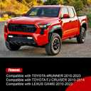 FZJDSD Rear Engine Skid Plate Compatible with Toyota FJ Cruiser 4Runner Compatible with Lexus GX460 2010-2024 Models Premium Underbody Shield & Pro Cover Replaces 51450-60050 5145060050